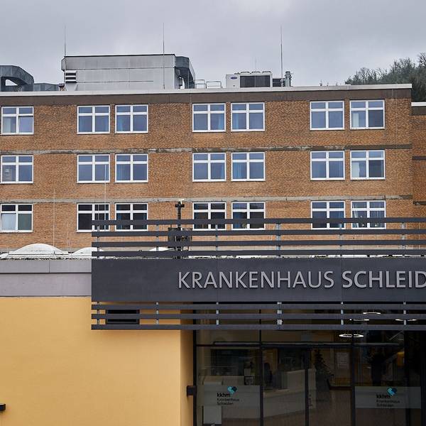 Das Bild zeigt das Krankenhaus in Schleiden.