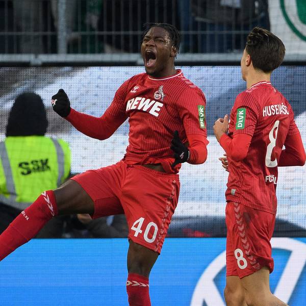 Faride Alidou gelang in Wolfsburg nicht nur der erste Treffer im FC-Trikot. Sondern auch die erste ordentliche Leistung seit seinem Wechsel aus Frankfurt.