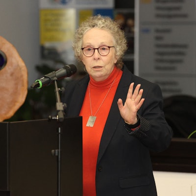 Ruth Schulhof-Walter beim Gedenktag in Nümbrecht.