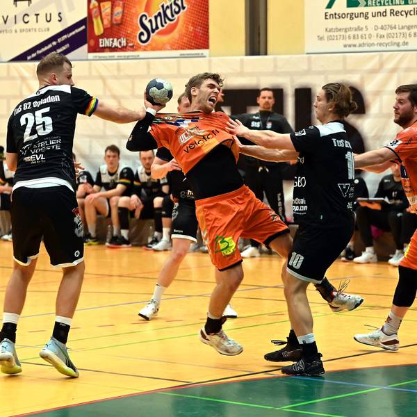 26.01.2024, Handball-Tus Opladen-Bergische Panther
mitte: David Bleckmann (Berg Panther)
Foto: Uli Herhaus