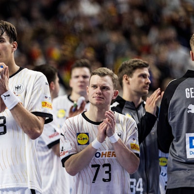 Bronze knapp verpasst: Die deutsche Nationalmannschaft mit Julian Köster (Nummer 18).