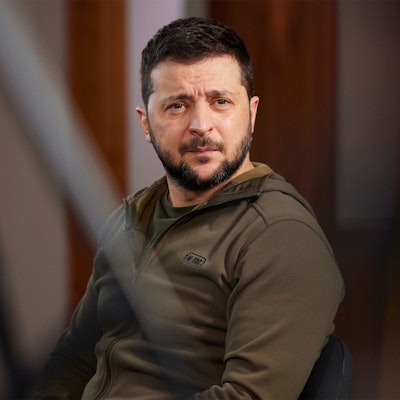 Wolodymyr Selenskyj, Präsident der Ukraine, sprach in einem Interview mit Caren Miosga auch über die eigene Erschöpfung (Symbolbild)