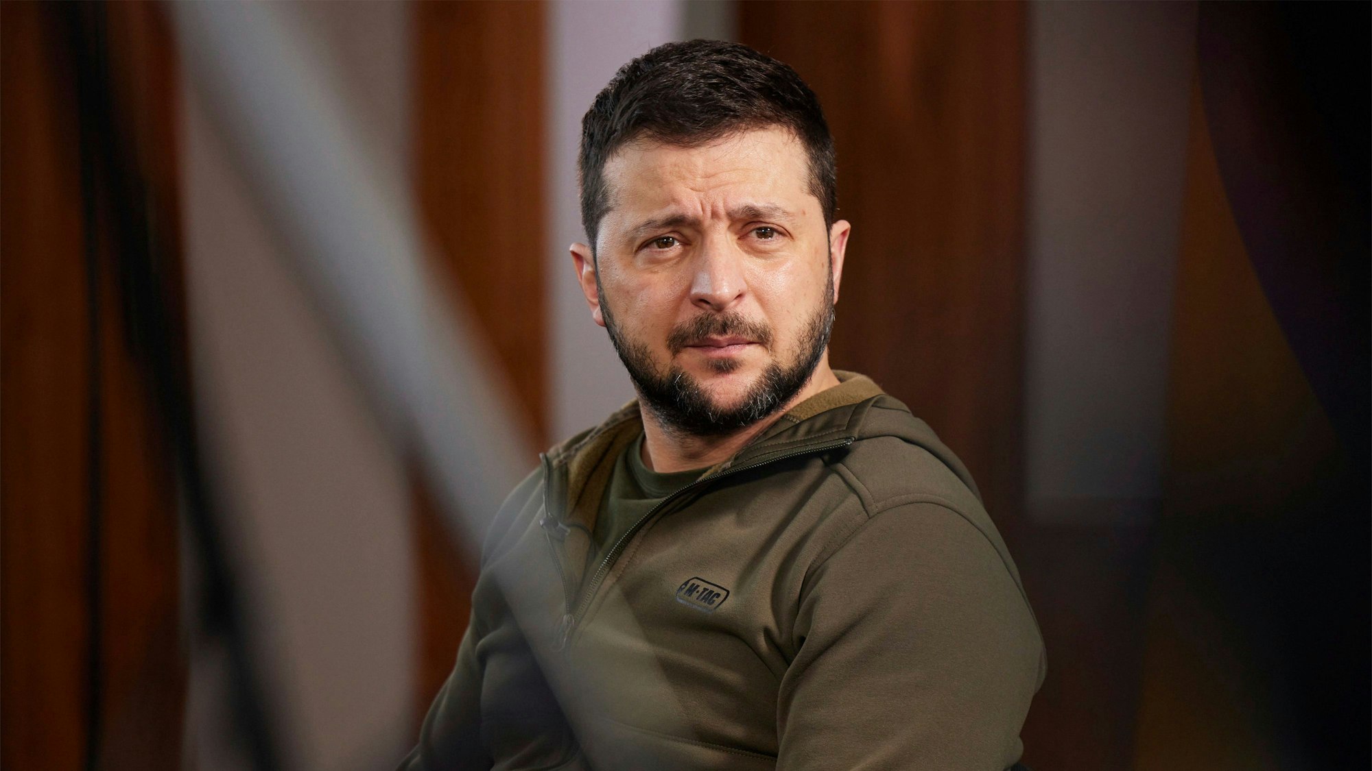 Wolodymyr Selenskyj, Präsident der Ukraine, sprach in einem Interview mit Caren Miosga auch über die eigene Erschöpfung (Symbolbild)