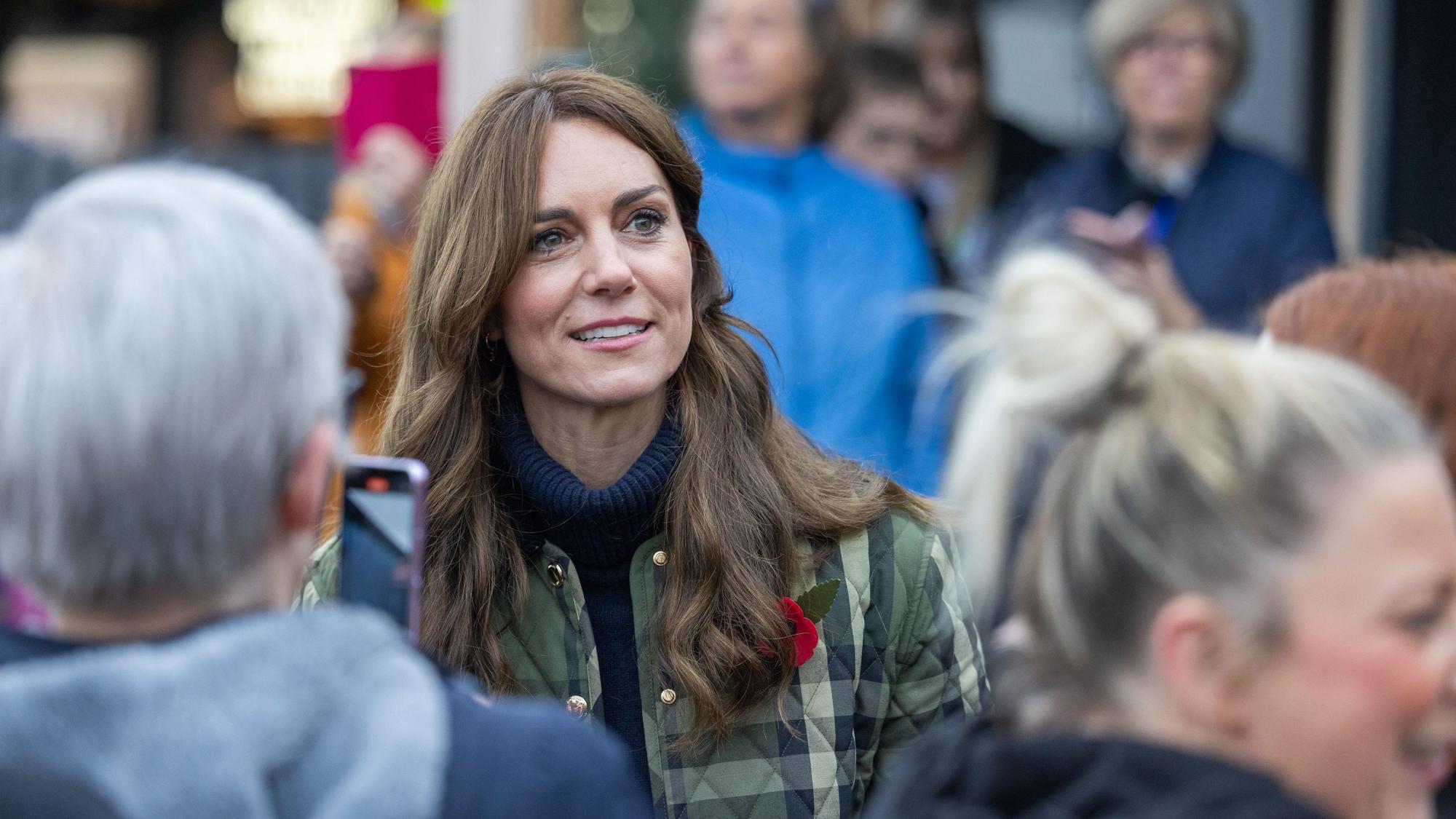 Prinzessin Kate bei einem Termin.