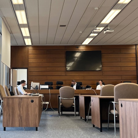 Landgericht Köln, Sitzungssaal. Foto: Ralf Krieger