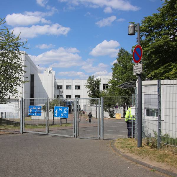 Auf einem Grundstück an der Heerstraße befindet sich die ZUE in Sankt Augustin.