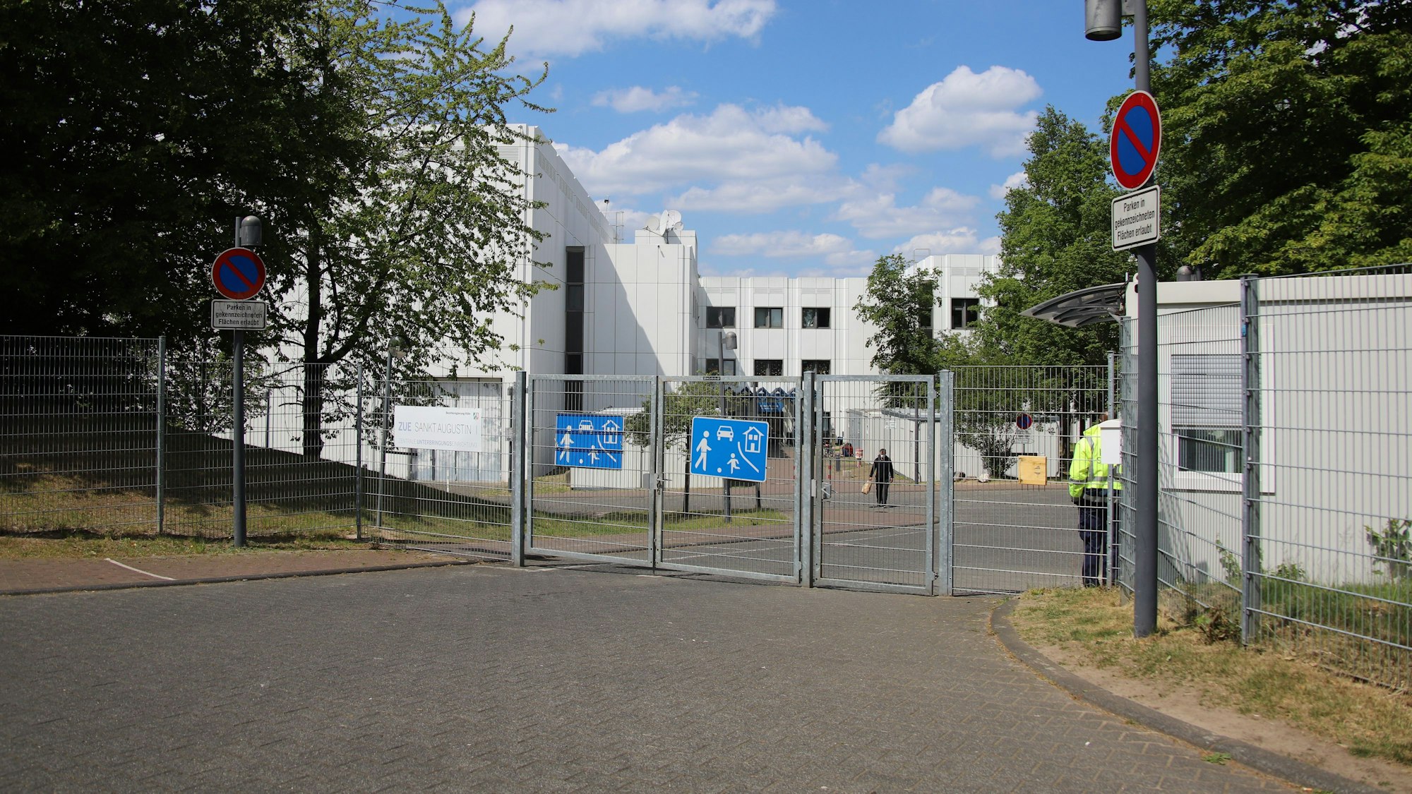 Die Zentrale Unterkunftseinrichtung (ZUE) in Sankt Augustin.