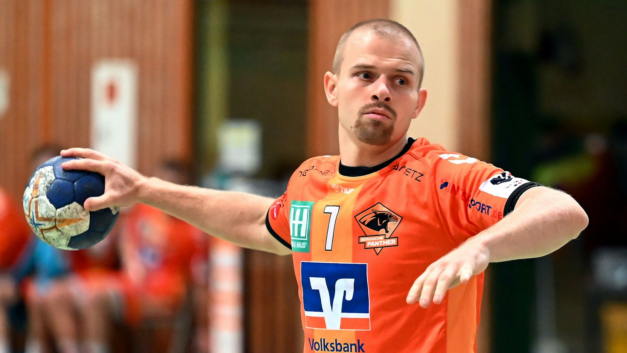 22.09.2023, Handball-Bergische Panter-Aldekerk
Dorian Wöstmann (Panther)
Foto: Uli Herhaus