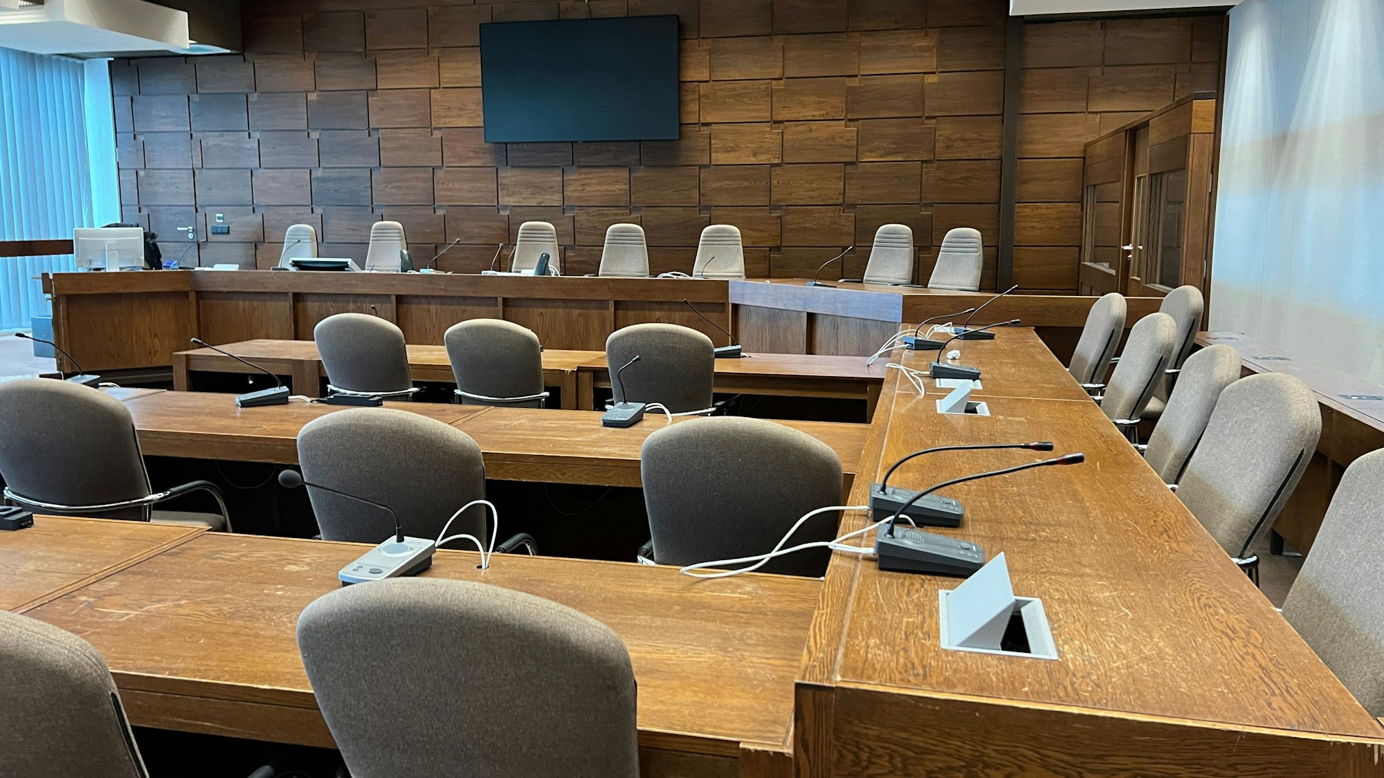 Auch in Saal 210 des Kölner Landgerichts wurde im Jahr 2025 verhandelt.