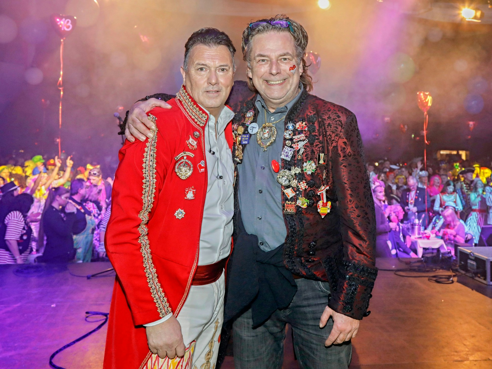 Moderator und „Hätz“-Chef Robert Greven (l.) mit Wilfried Wiltschek