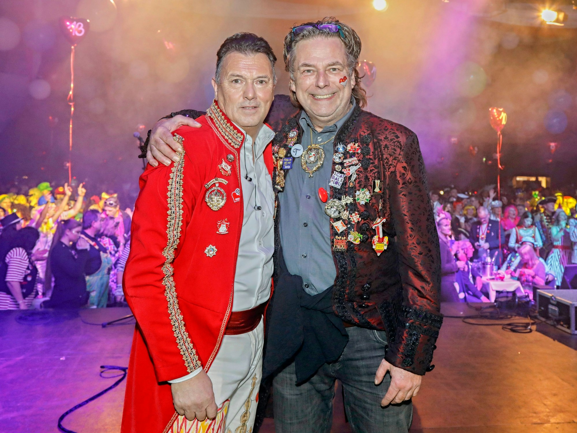 Moderator und „Hätz“-Chef Robert Greven (l.) mit Wilfried Wiltschek