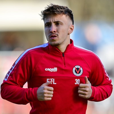 Luca Marseiler Viktoria Köln, 30 beim Aufwärmen, Einzelbild, Aktion, Action, 27.01.2024, Köln Deutschland, Fussball, 3. Liga, FC Viktoria Köln- SpVgg Unterhaching, DFB/DFL REGULATIONS PROHIBIT ANY USE OF PHOTOGRAPHS AS IMAGE SEQUENCES AND/OR QUASI-VIDEO. *** Luca Marseiler Viktoria Köln, 30 during warm-up, Single image, Action, Action, 27 01 2024, Köln Germany , Soccer, 3 Liga, FC Viktoria Köln SpVgg Unterhaching, DFB DFL REGULATIONS PROHIBIT ANY USE OF PHOTOGRAPHS AS IMAGE SEQUENCES AND OR QUASI VIDEO xslx