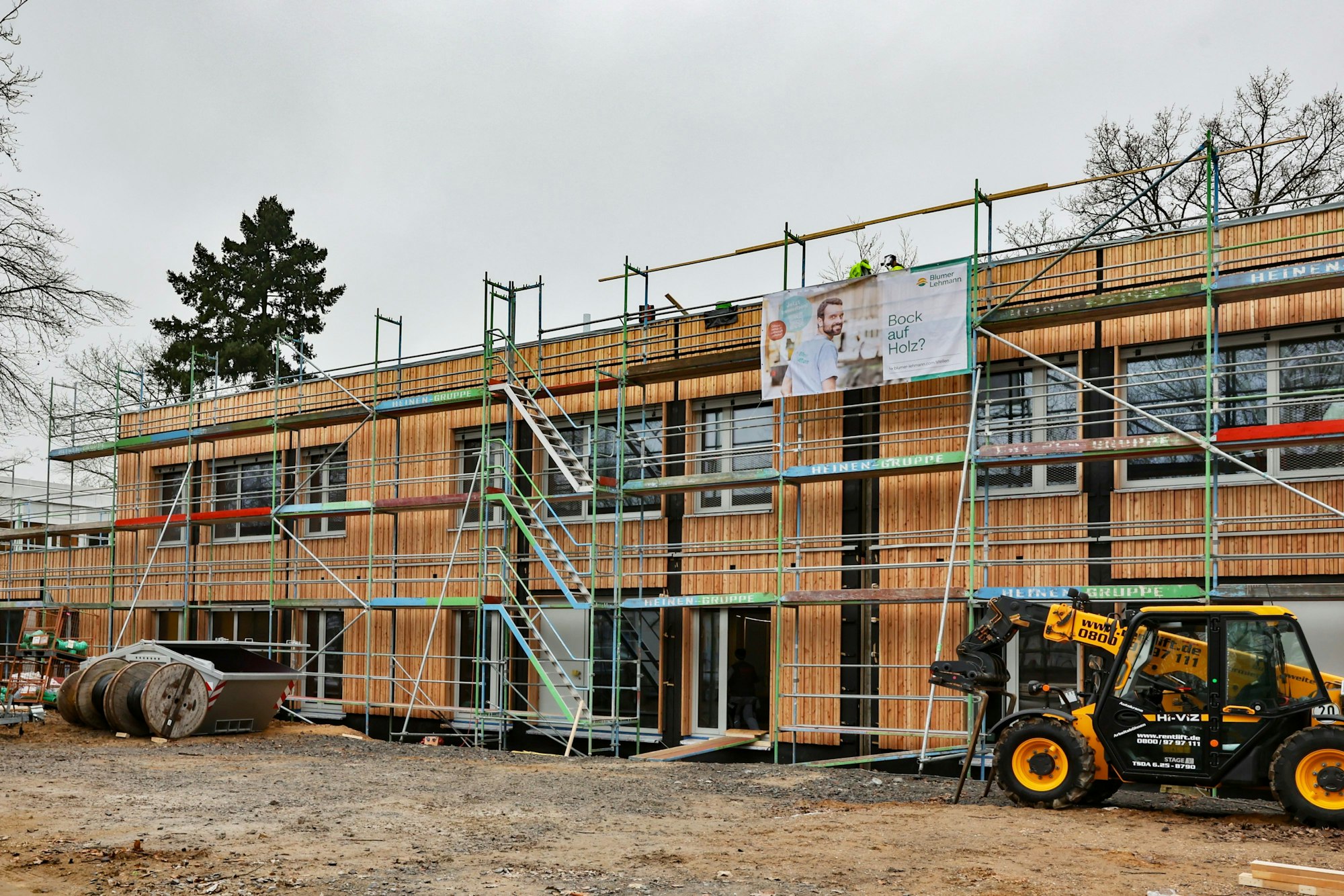 Modulbau aus Holz.