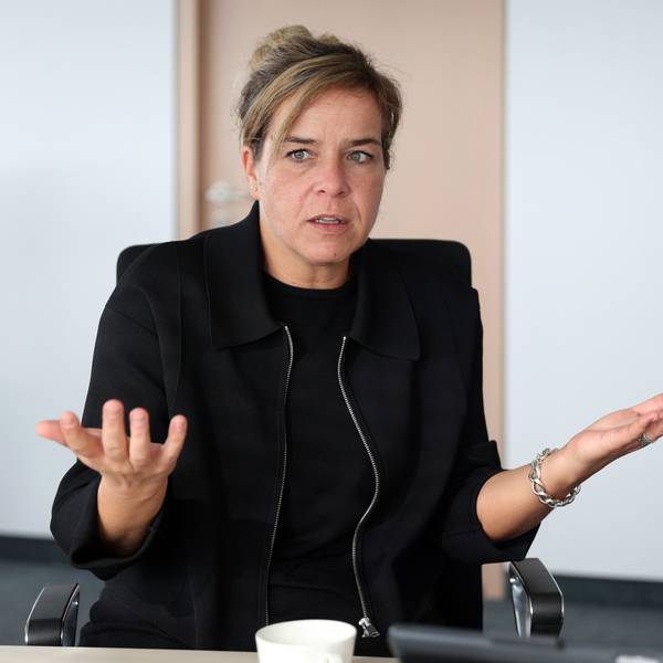Interview mit NRW-Wirtschaftsministerin Mona Neubaur im Düsseldorfer Wirtschaftsministerium
