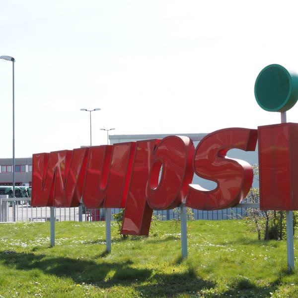 Wupsi-Schild in Leverkusen.
