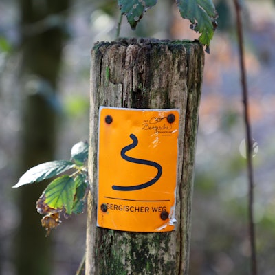 Unterwegs im Bergischen Land auf dem Fachwerkweg.