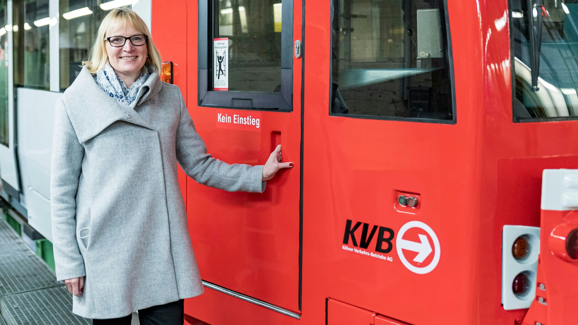 Die KVB-Vorstandsvorsitzende Stefanie Haaks.