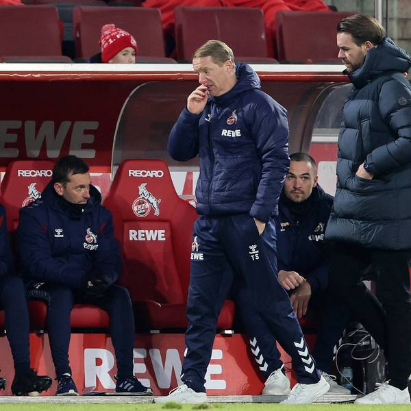 FC-Trainer Timo Schultz an der Seitenlinie