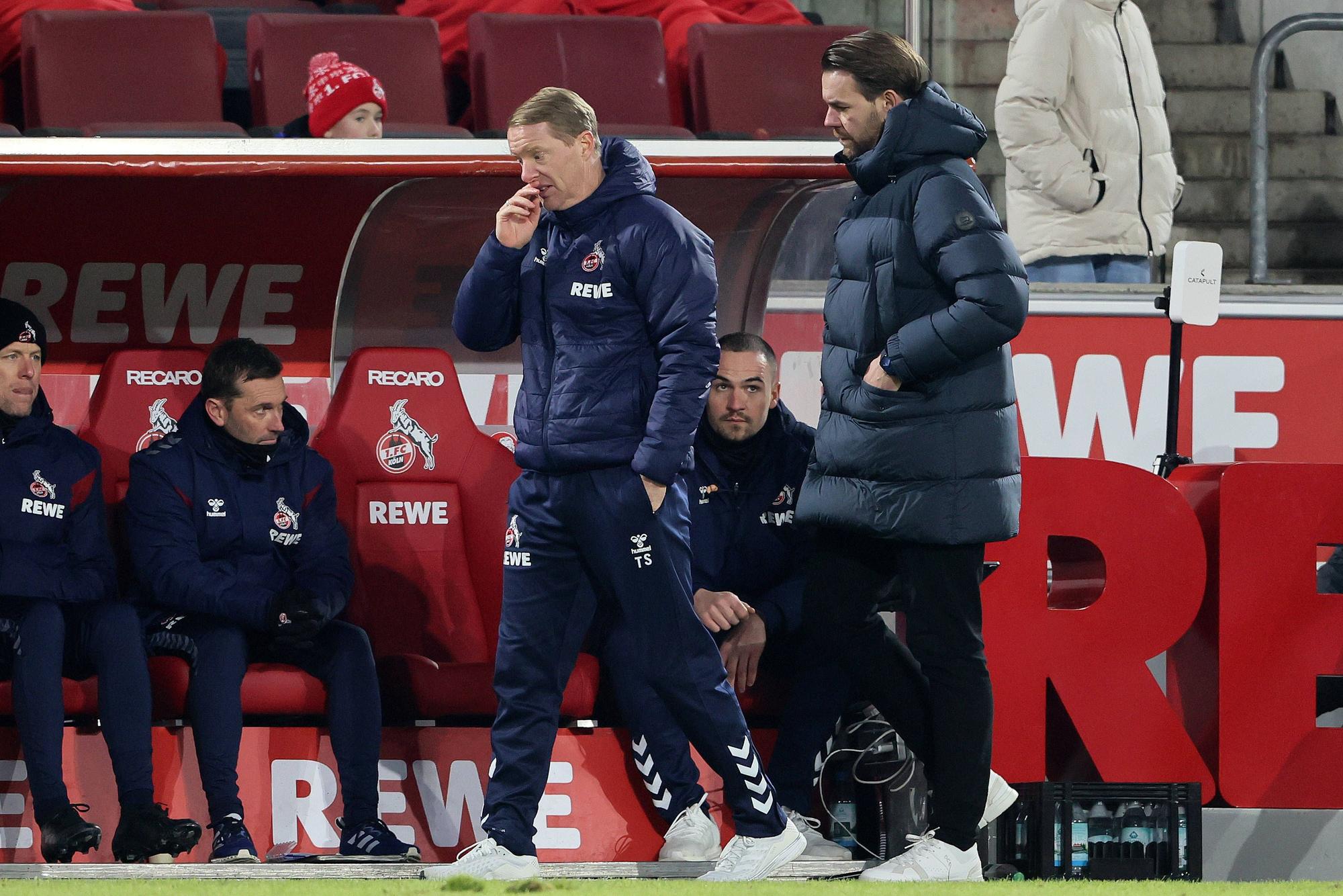 FC-Trainer Timo Schultz an der Seitenlinie