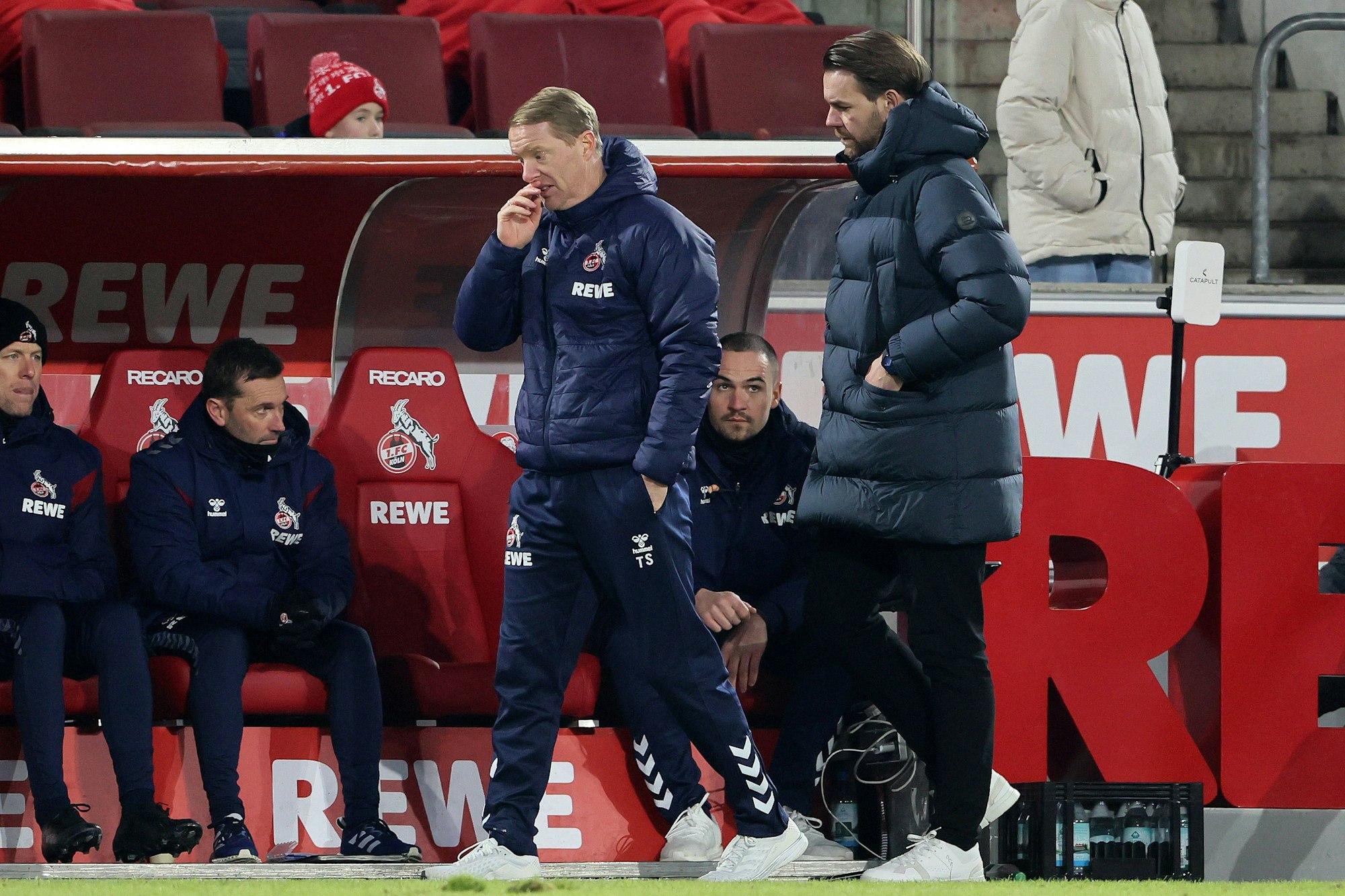 FC-Trainer Timo Schultz an der Seitenlinie