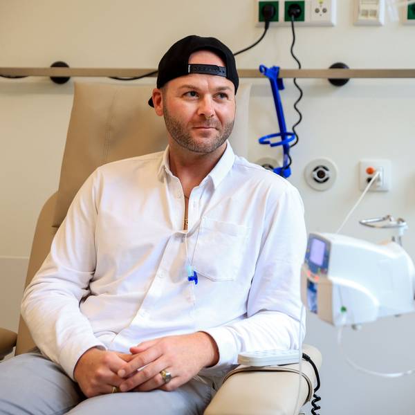 André Schreiber lässt seinen Lungenkrebs mit einer neuartigen Tumortherapie in der Uniklinik Köln behandeln.