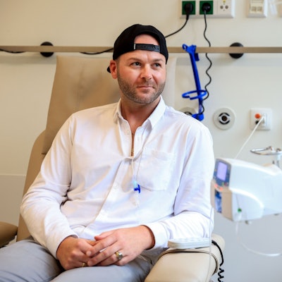 André Schreiber lässt seinen Lungenkrebs mit einer neuartigen Tumortherapie in der Uniklinik Köln behandeln.