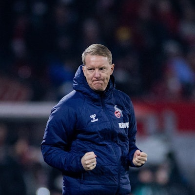Timo Schultz feierte am Samstagabend seinen ersten Sieg als Trainer des 1. FC Köln.