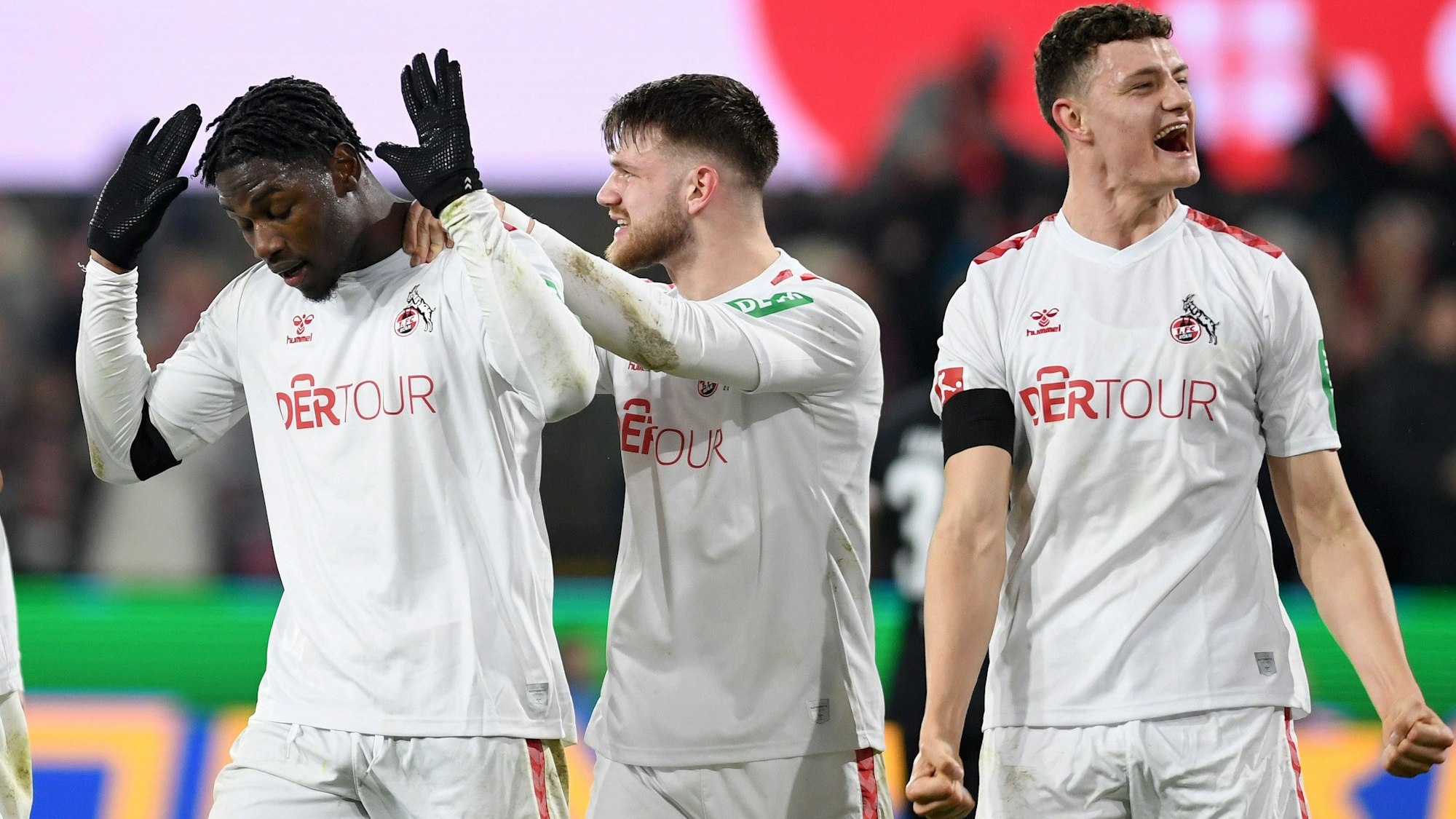 Frankfurt-Leihgabe Alidou hielt sich nach seinem Treffer mit dem Torjubel zurück.