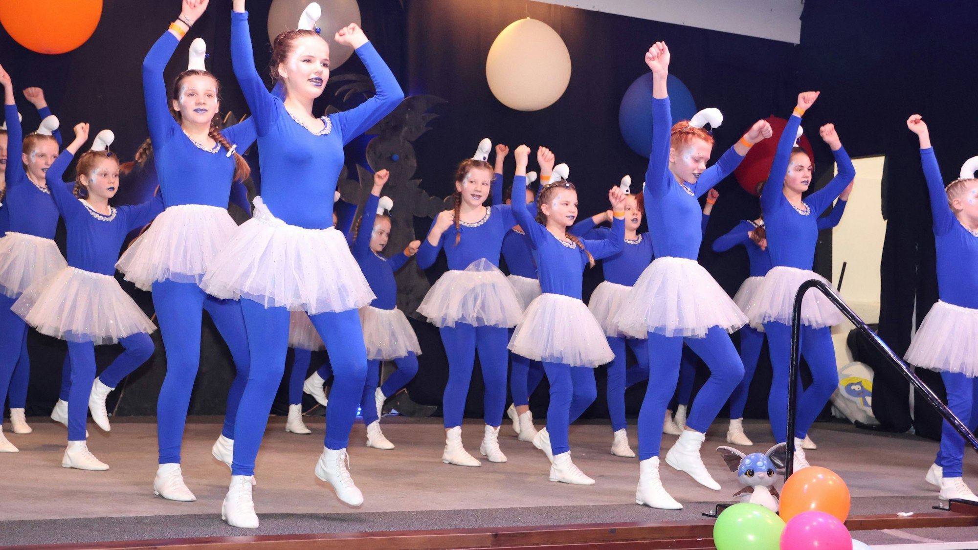 Showtanz Minigarde Schlümpfe