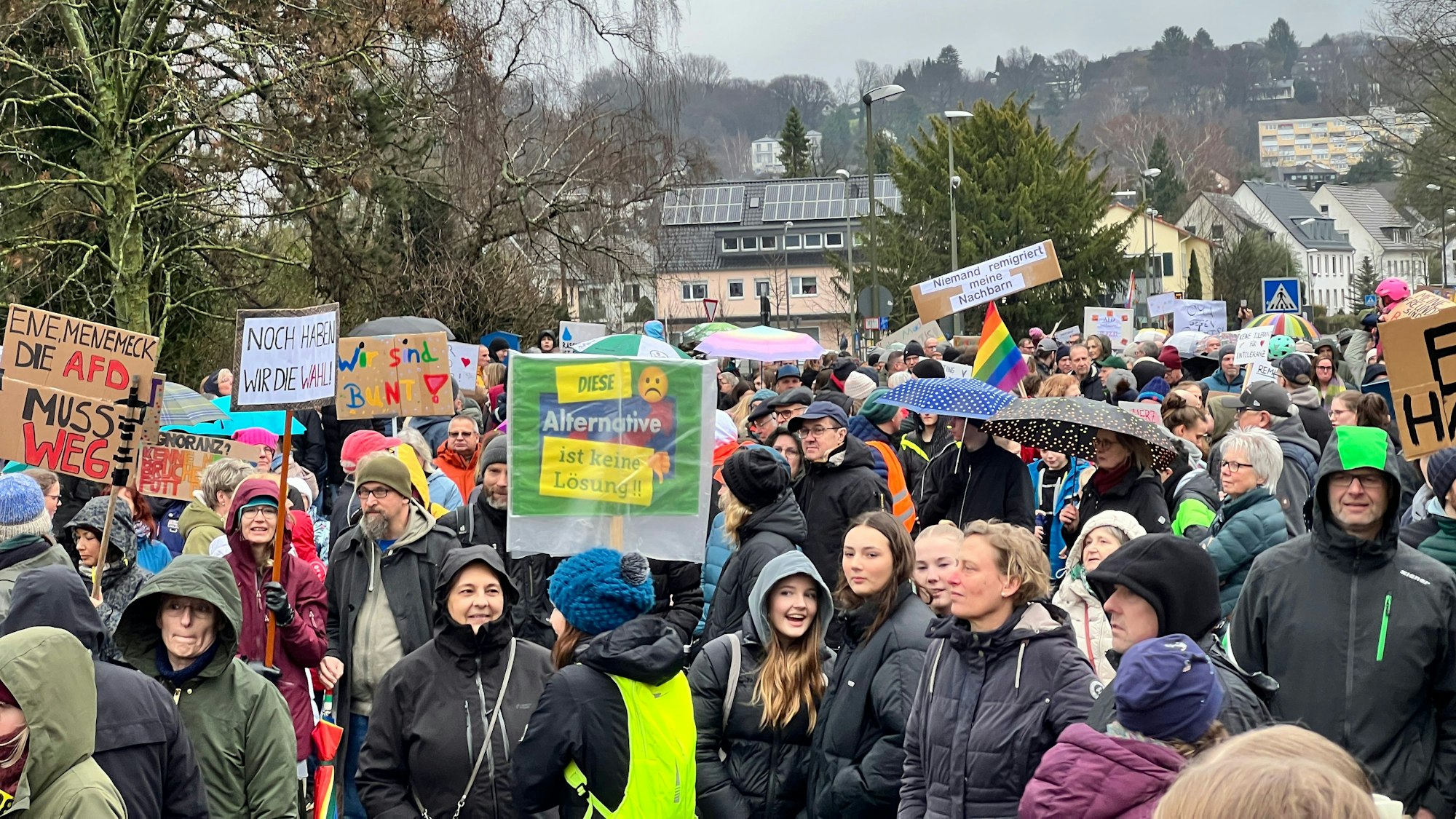 Im vergangenen Jahr fanden auch in Leichlingen bereits Demos statt.