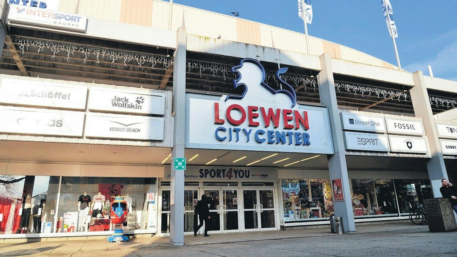 Ein Kaufhaus in der Bergisch Gladbacher Innenstadt.