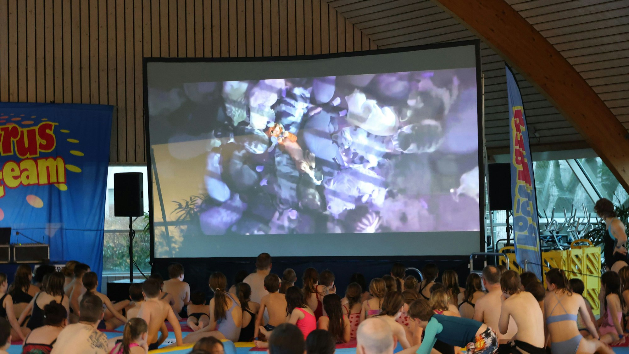 Der Film „Der gestiefelte Kater“ lief zwar als Trailer, wurde von den Gästen dann aber nicht ausgewählt.