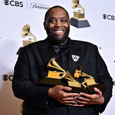 Killer Mike mit seinen drei Grammys.