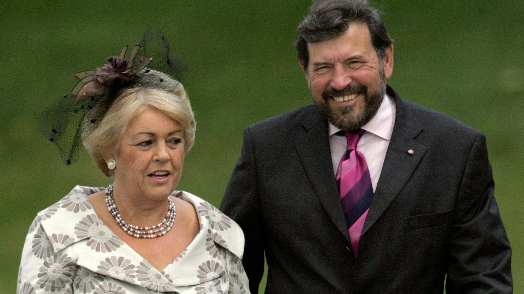 Susan Moody und John Donaldson bei der Taufe der dänischen Prinzessin Isabella.