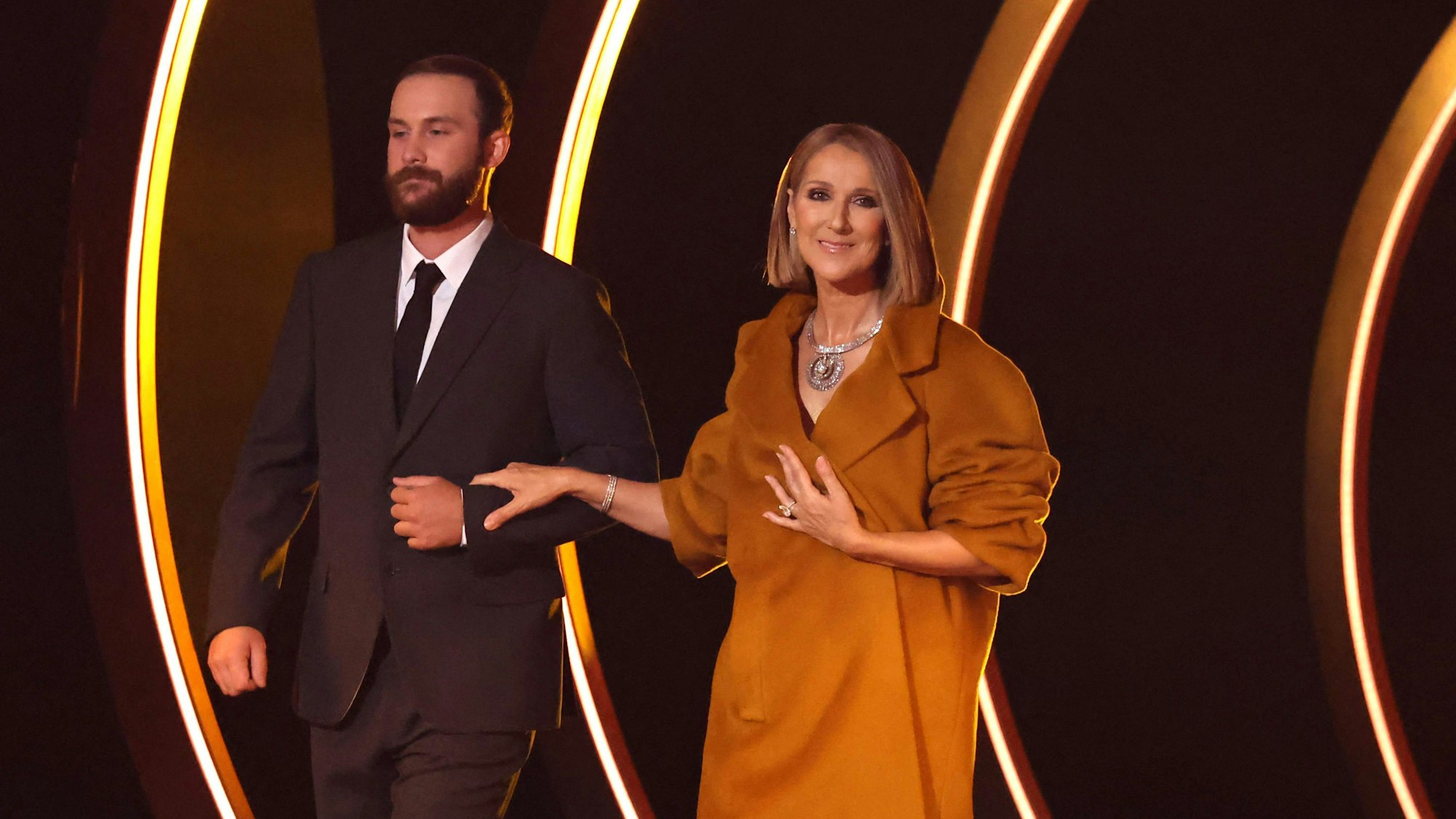 Céline Dion hat bei den Grammys den Preis für das Album des Jahres verliehen.