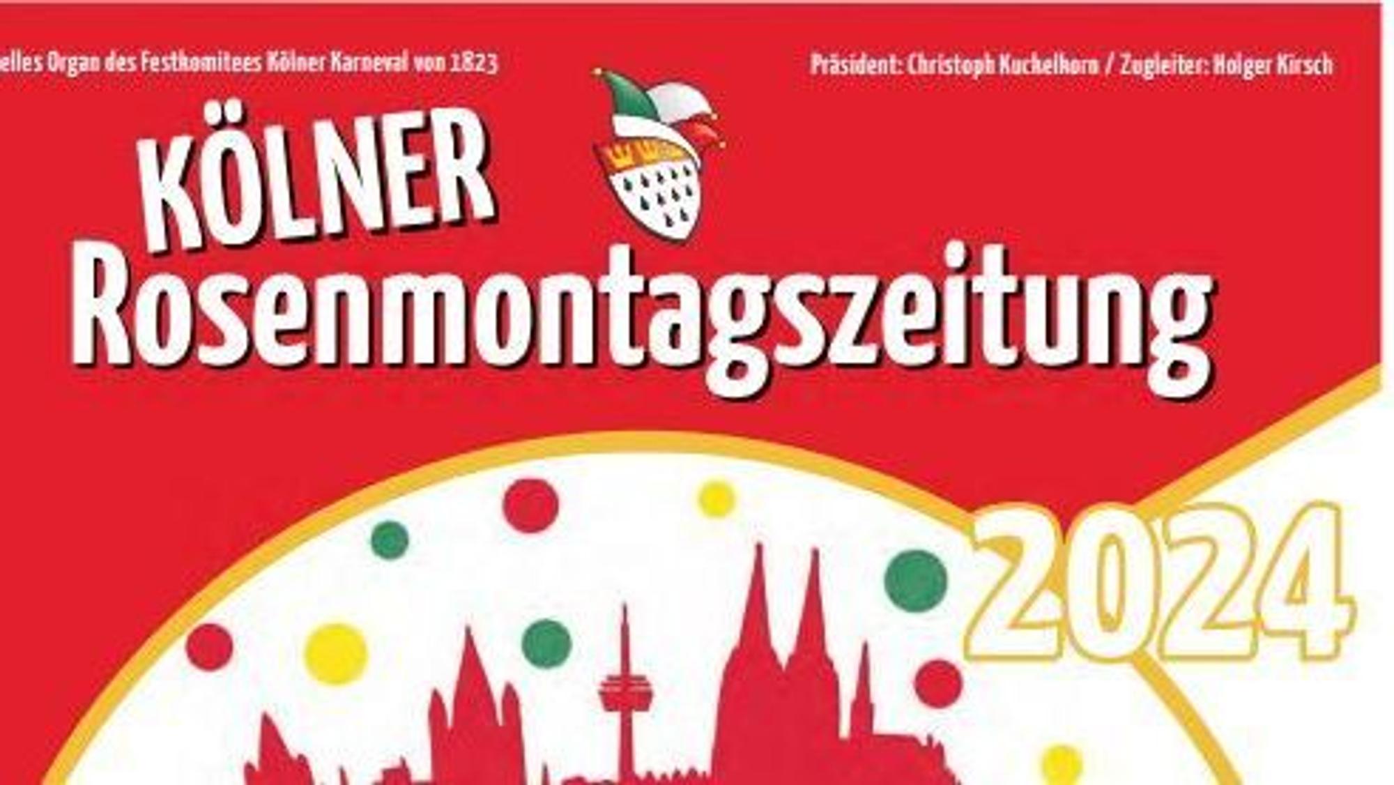 Cover der Rosenmontagszeitung 2024