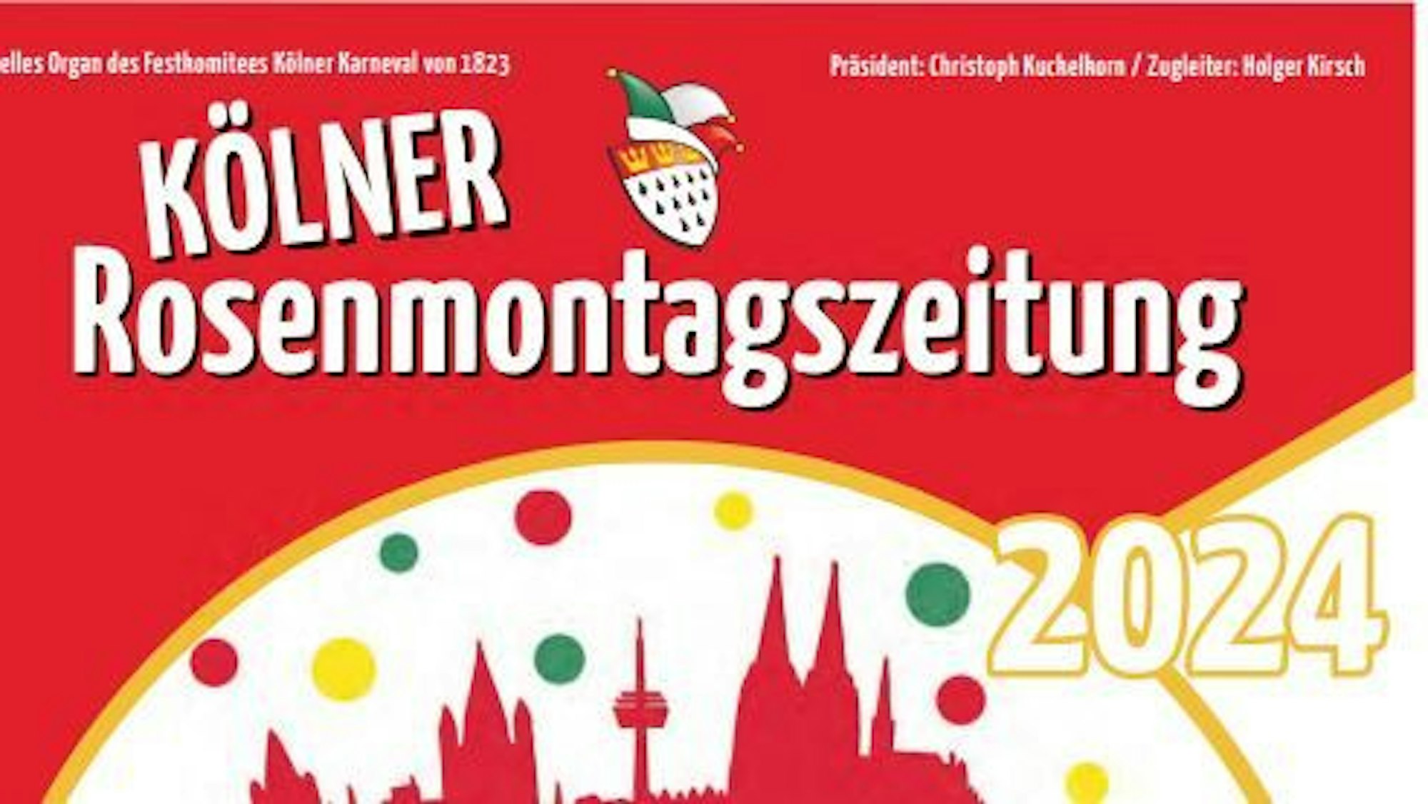 Cover der Rosenmontagszeitung 2024