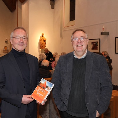 50 Jahre Konzil der Jugend Taize: hier Klaus Hamburger (links) und Patrick Oetterer in der Culturkirche Osberghausen.