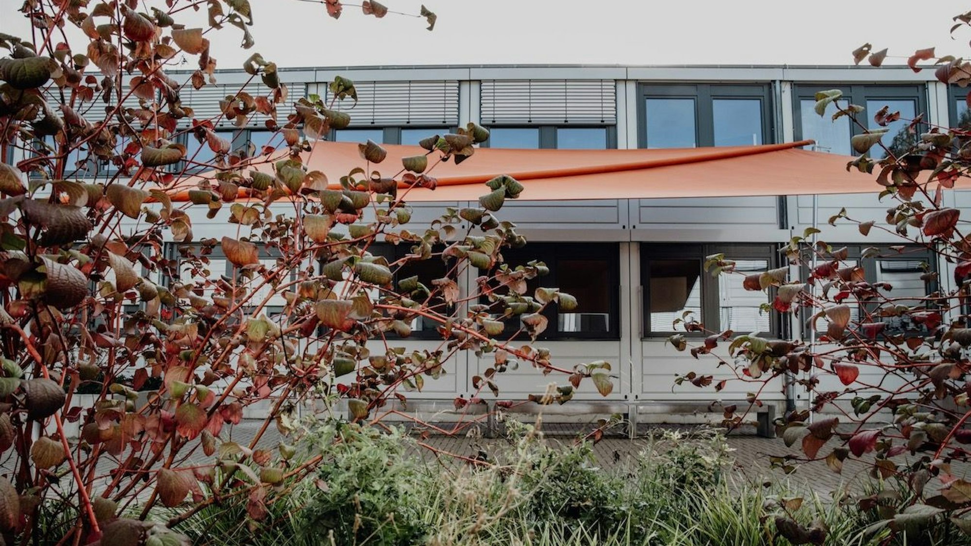 Eine Schule in Container-Bauweise