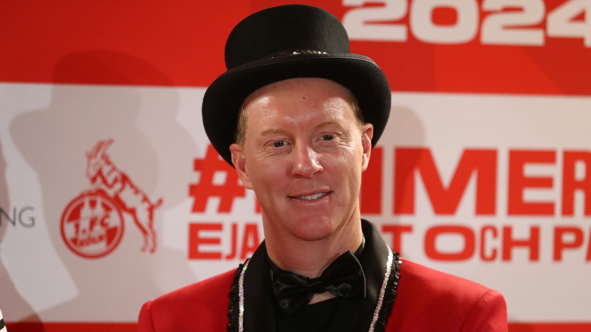 1.FC Köln, Karnevalssitzung, Timo Schultz (1. FC Köln), 06.02.2024 Bild: Herbert Bucco