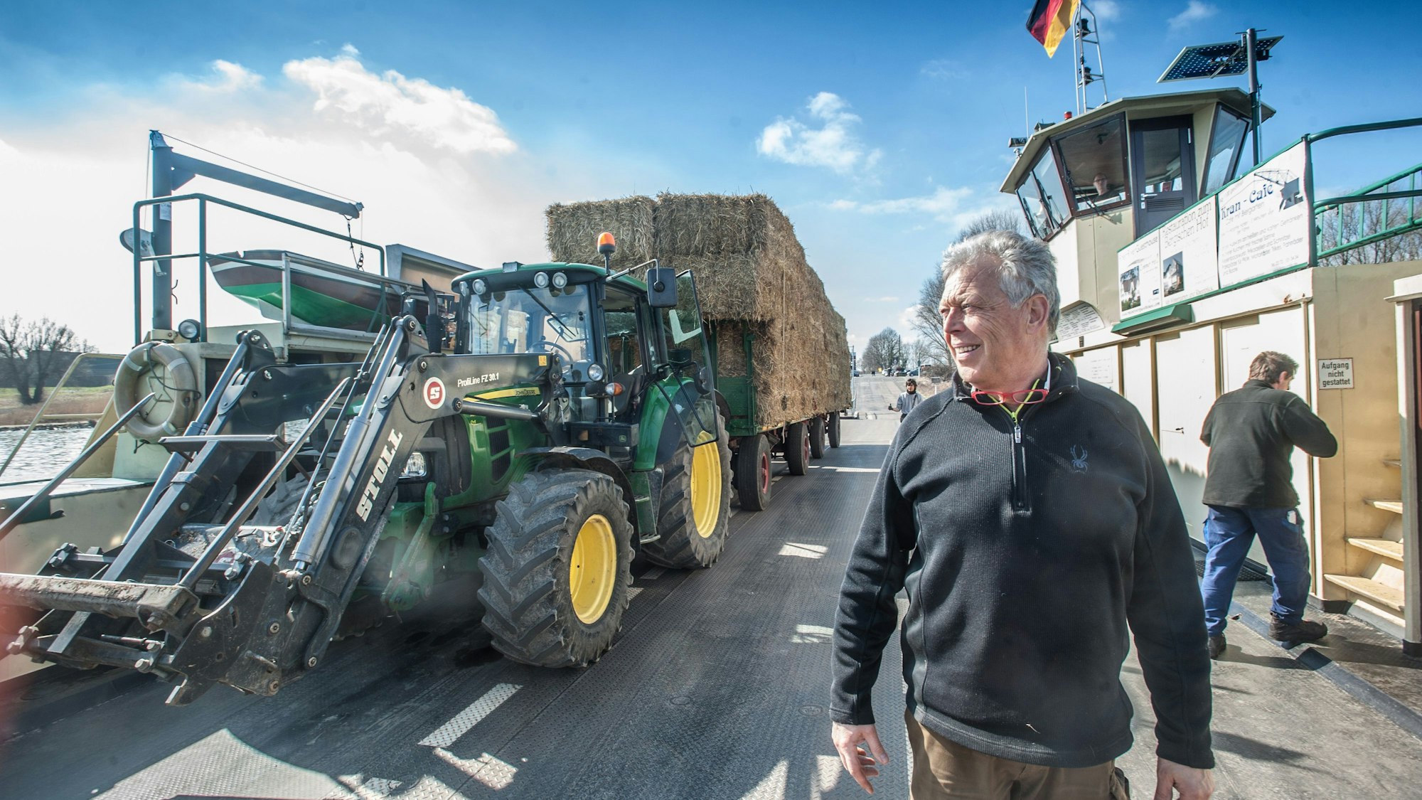 Friedhelm Kamphausen vom Grunder Hof Fähre fritz Middelanis