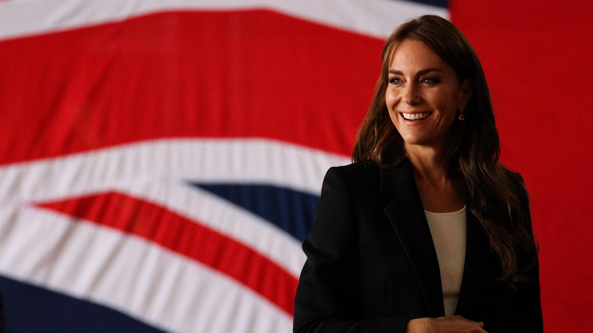 Prinzessin Kate bei ihrem Besuch der Royal Naval Air Station (RNAS) im September 2023.