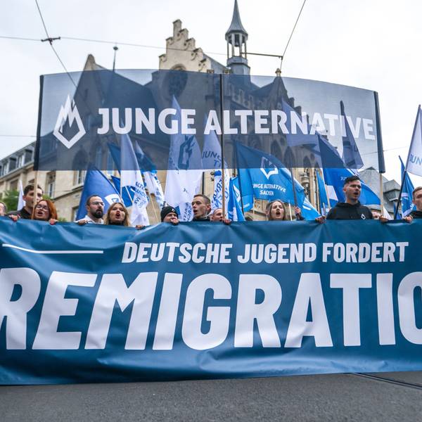 Demonstration der AfD-Jugendorganisation „Junge Alternative“ in Erfurt (Symbolbild)