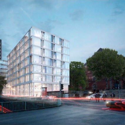 So soll das WDR-Filmhaus nach der Sanierung aussehen.