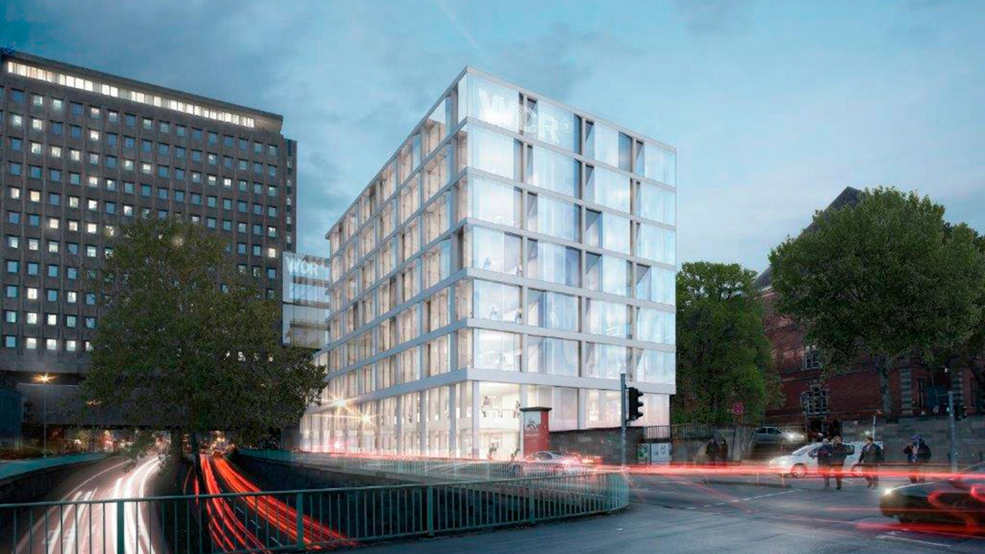 So soll das Filmhaus des WDR an der Nord-Süd-Fahrt mal aussehen.