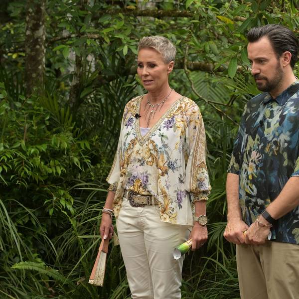 Die Moderatoren Jan Köppen und Sonja Zietlow vom RTL - Dschungelcamp „Ich bin ein Star - Holt mich hier raus!“.