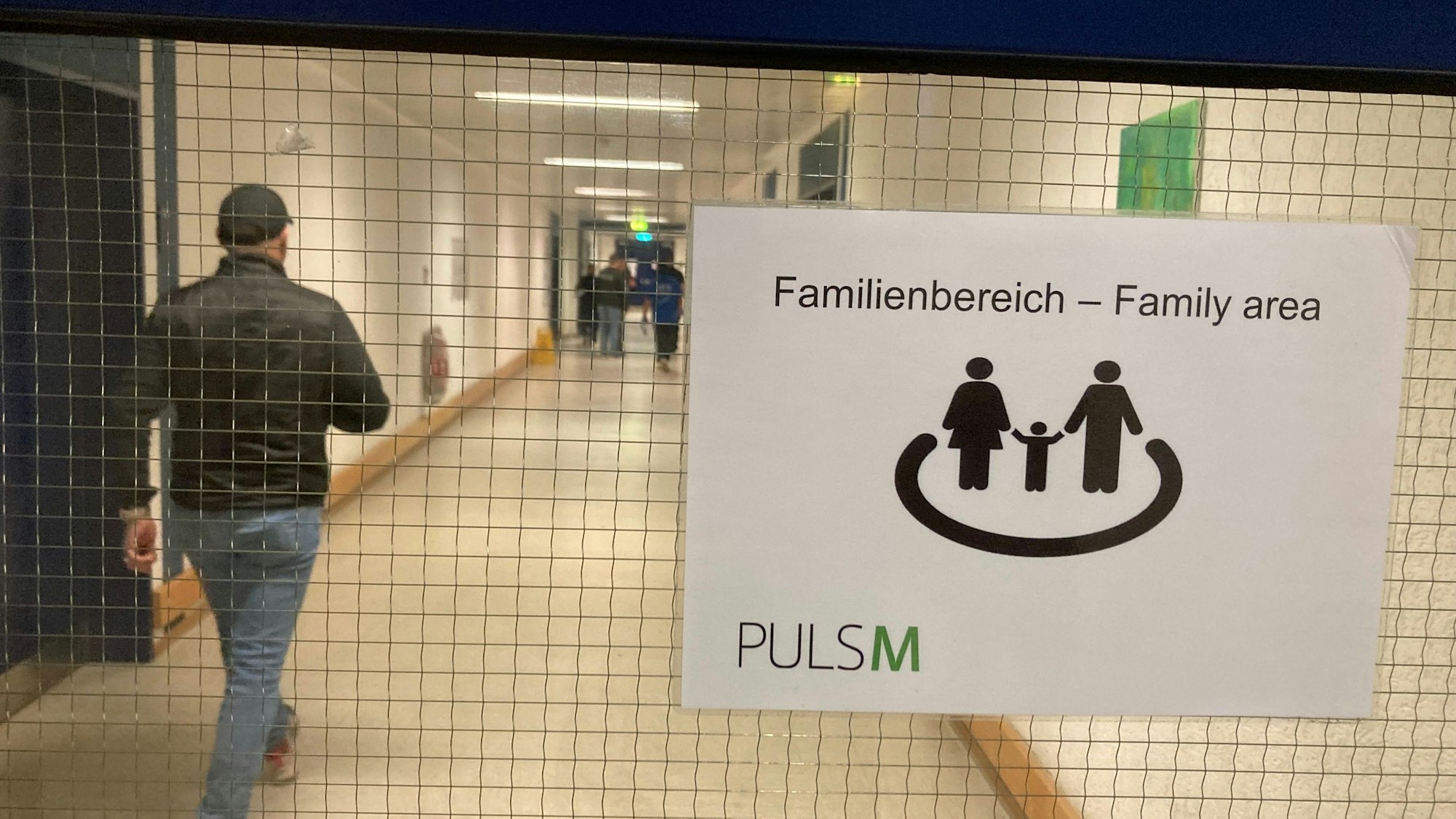 Familien werden in einem separaten Bereich untergebracht.