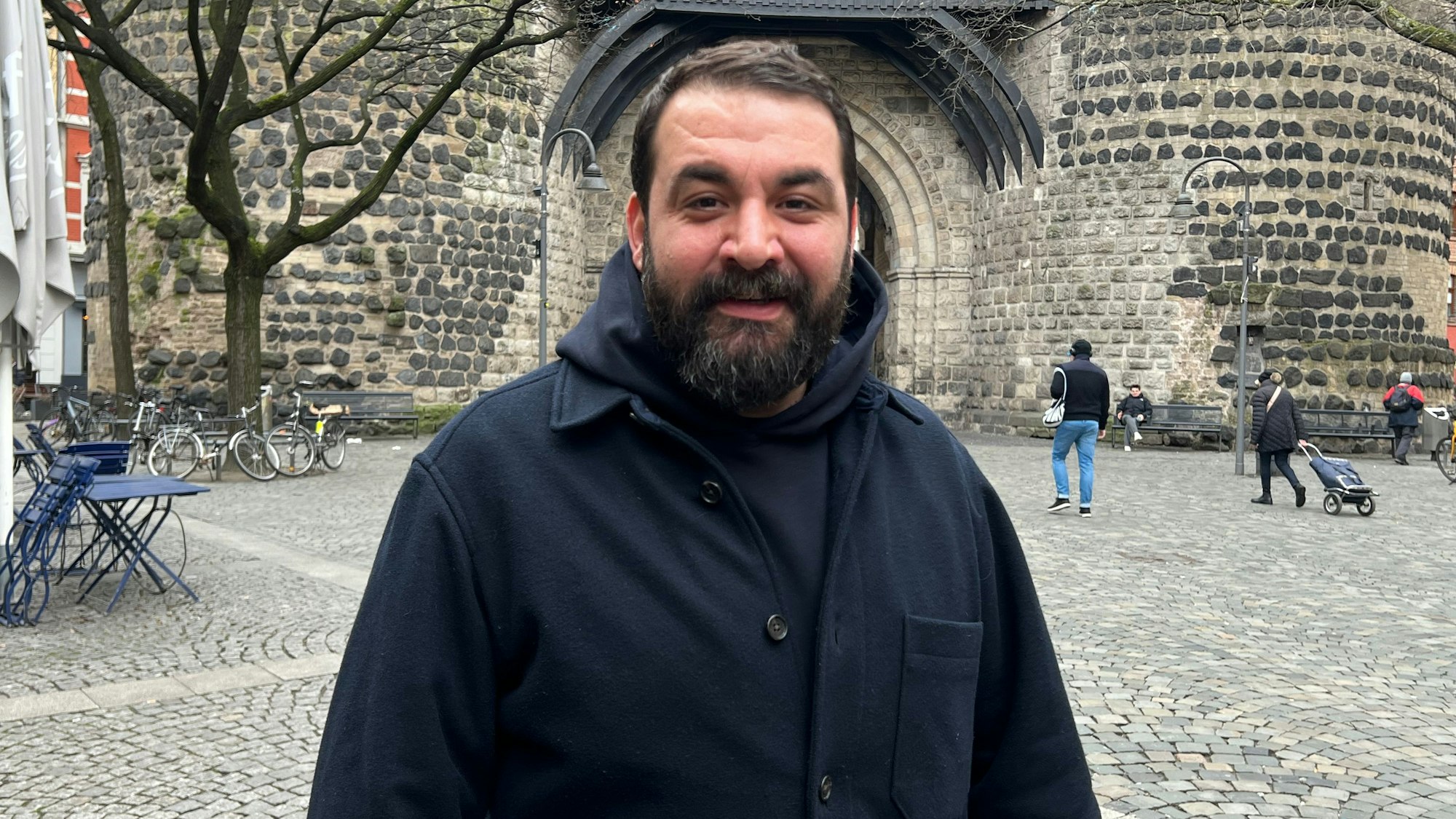 Schauspieler Sahin Eryilmaz am Eigelstein