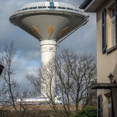 Bis zum Bau der Lärmschutzwände wird es etwas lauter in Teilen von Wiesdorf sein, zum Beispiel in der Kolonie.
