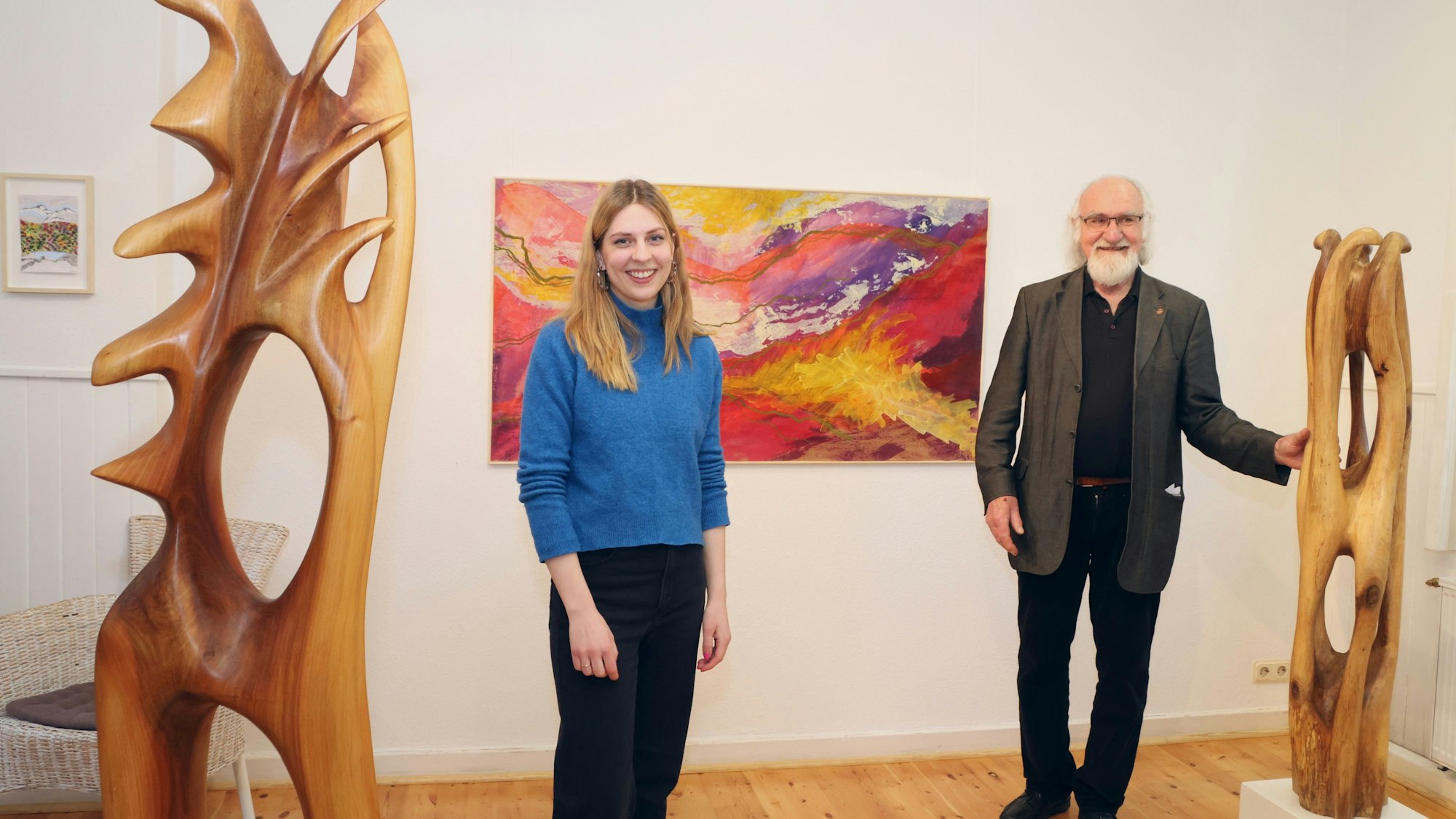 Vernissage Müller und Becker, Wibke Müller und Georg Becker